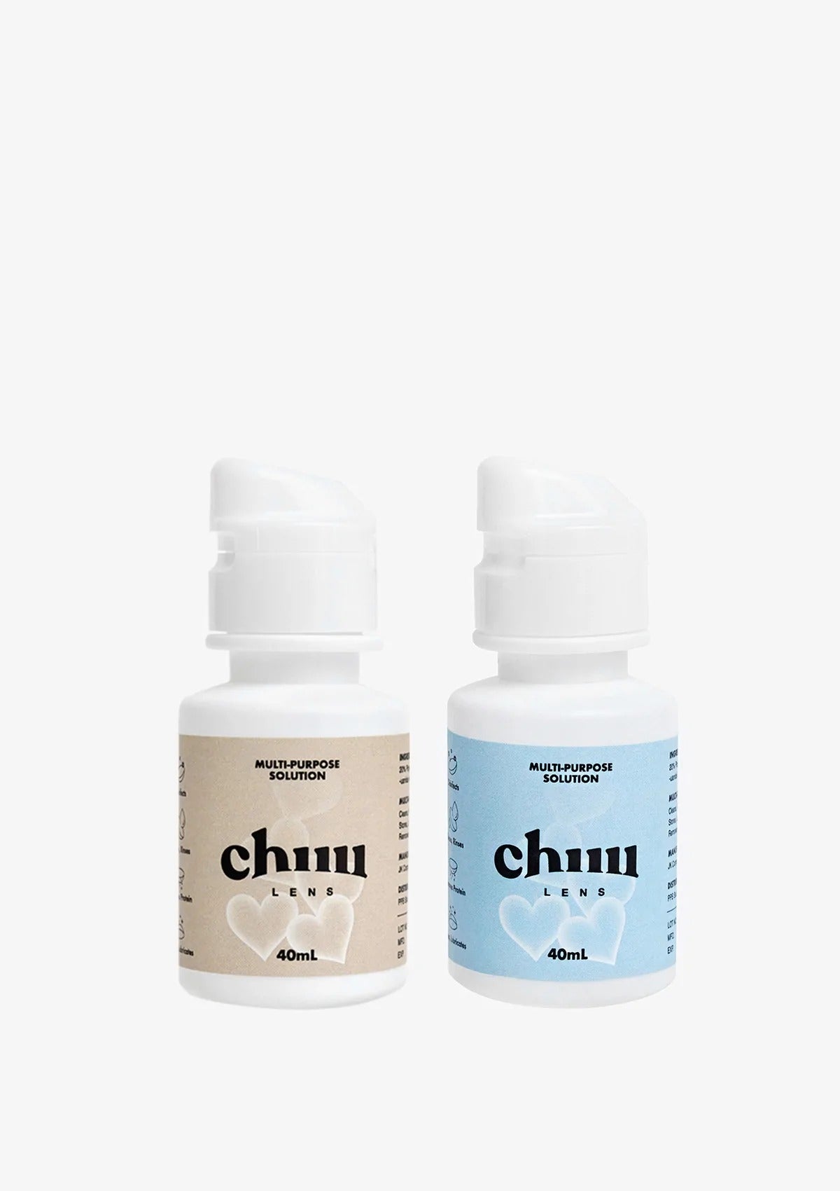 奶茶色特別版❤隱形眼鏡清潔保養液 40ML
